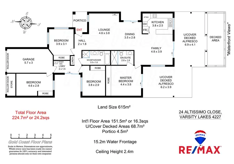 Floorplan of Homely house listing, 24 Altissimo Close, Varsity Lakes QLD 4227