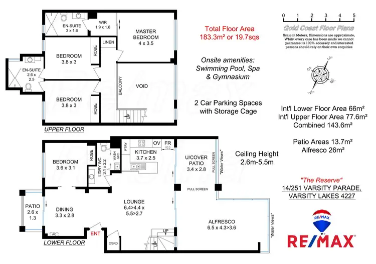 Floorplan of Homely apartment listing, 14/251 Varsity Pde, Varsity Lakes QLD 4227