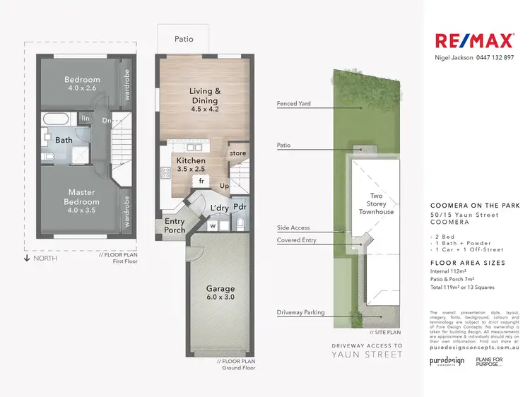 Floorplan of Homely townhouse listing, 50/15 Yaun Street, Coomera QLD 4209