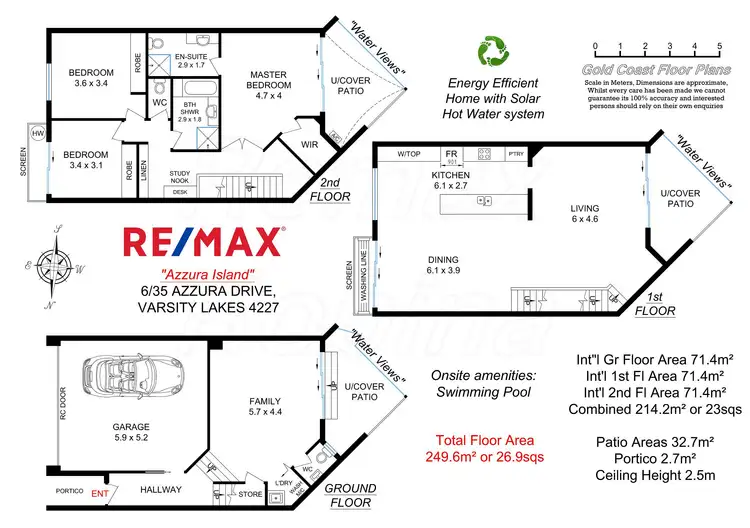 Floorplan of Homely apartment listing, 6/35 Azzurra Drive, Varsity Lakes QLD 4227