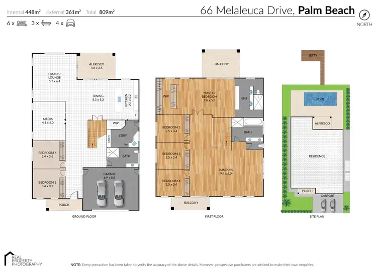 Floorplan of Homely house listing, 66 Melaleuca Drive, Palm Beach QLD 4221