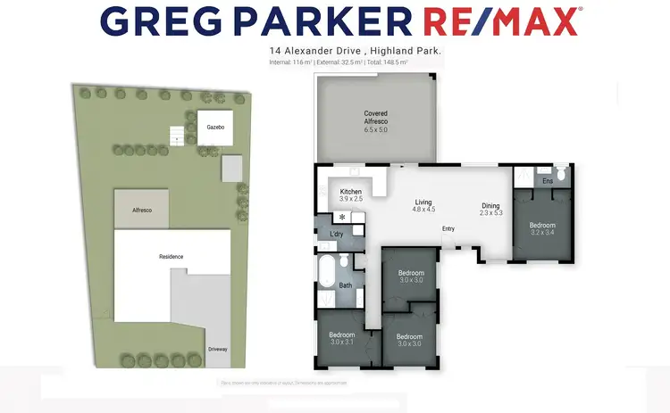 Floorplan of Homely house listing, 14 Alexander Drive, Highland Park QLD 4211