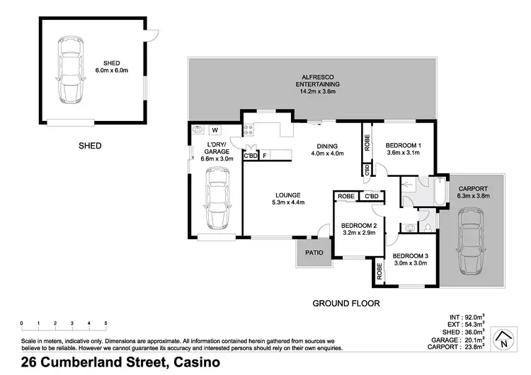 Floorplan of Homely house listing, 26 Cumberland Street, Casino NSW 2470