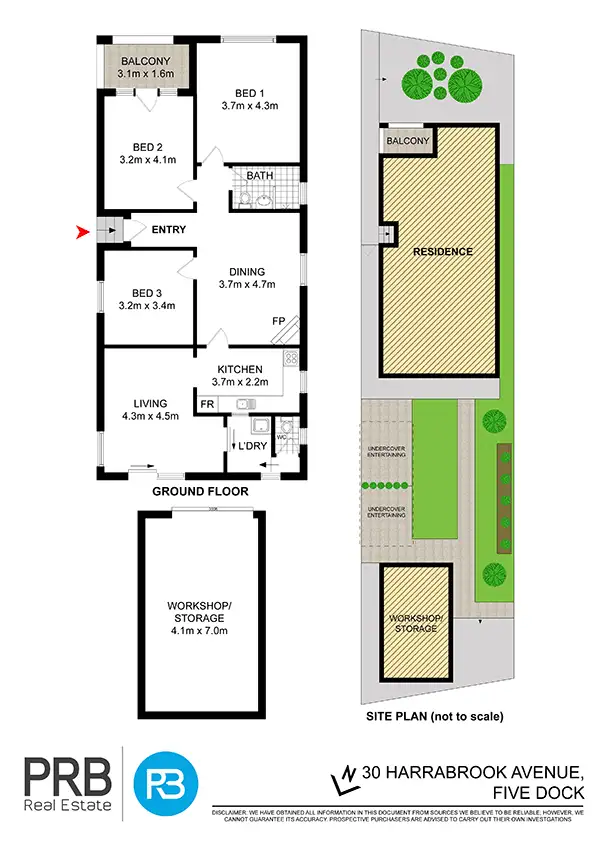 Floorplan of Homely house listing, 30 Harrabrook Avenue, Five Dock NSW 2046
