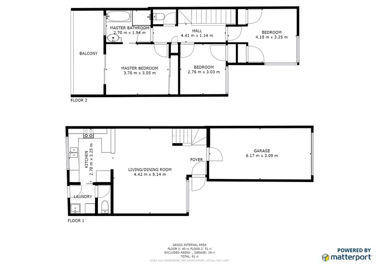 Floorplan of Homely townhouse listing, 73/21 Leviathan Drive, Mudgeeraba QLD 4213