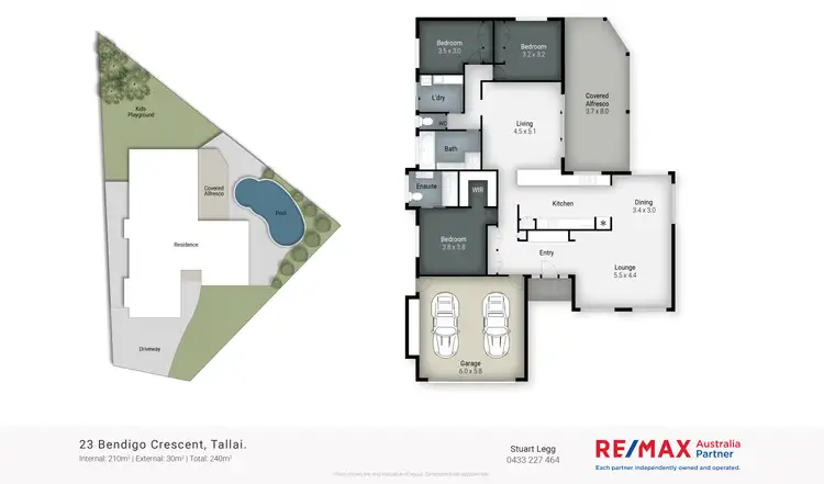 Floorplan of Homely house listing, 23 Bendigo Crescent, Tallai QLD 4213