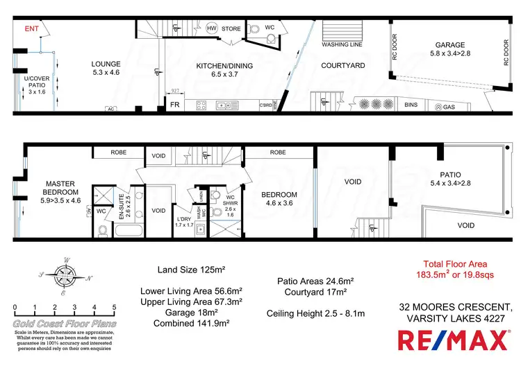 Floorplan of Homely house listing, 32 Moores Cr, Varsity Lakes QLD 4227