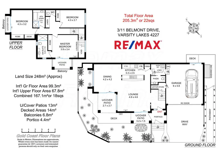 Floorplan of Homely semi-detached listing, 3/11 Belmont Drive, Varsity Lakes QLD 4227