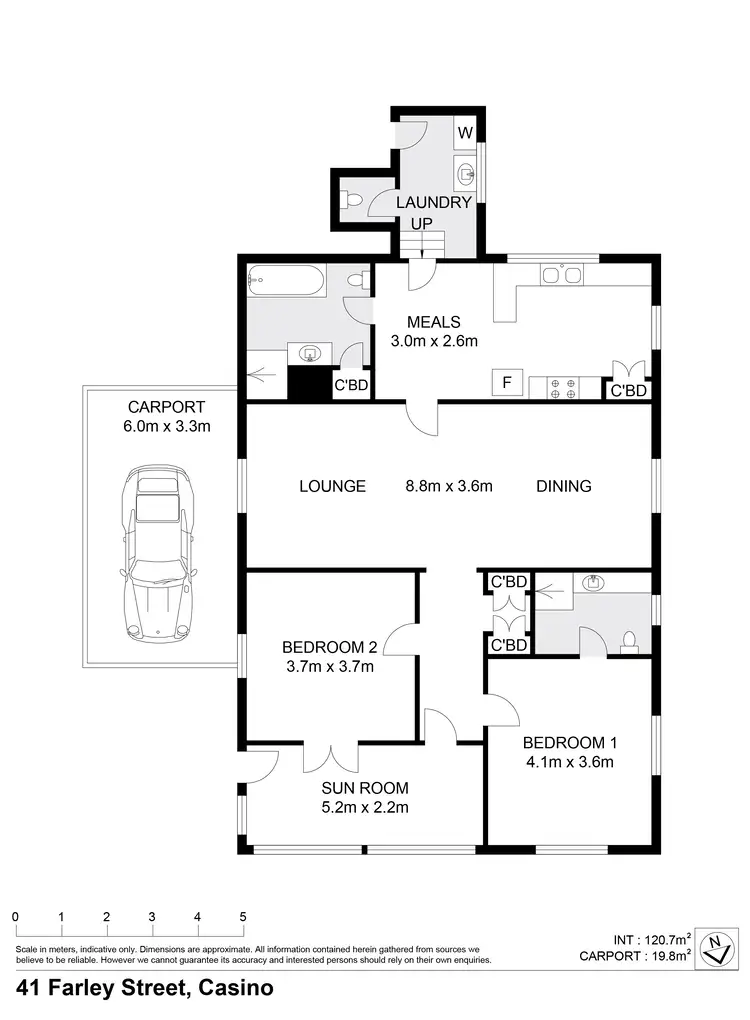 Floorplan of Homely house listing, 41 Farley Street, Casino NSW 2470