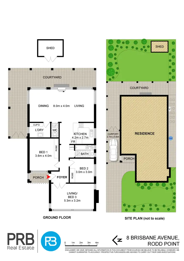 Floorplan of Homely house listing, 8 Brisbane Avenue, Rodd Point NSW 2046