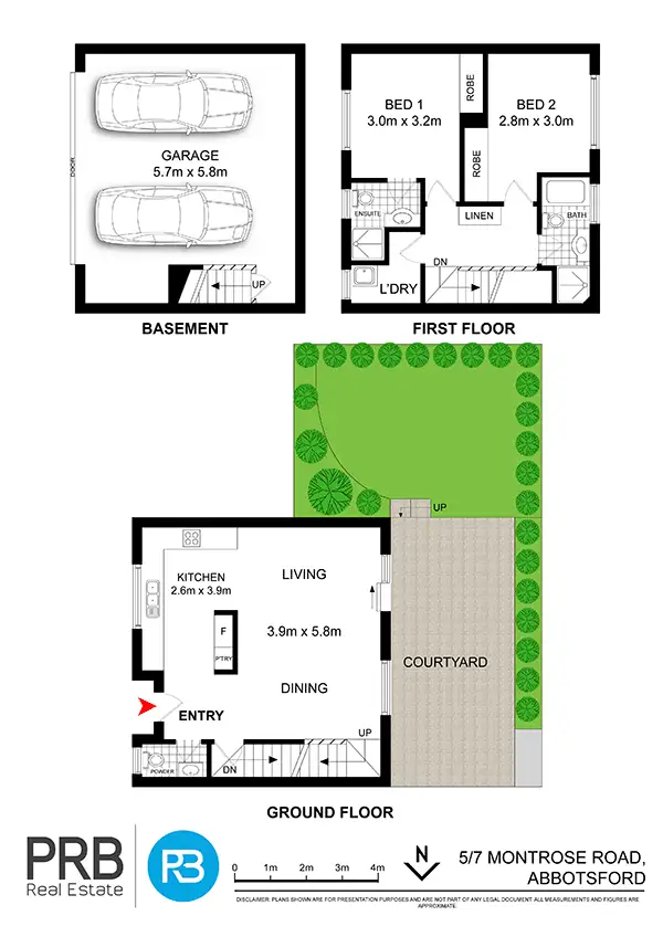 Floorplan of Homely townhouse listing, 5/7 Montrose Road, Abbotsford NSW 2046
