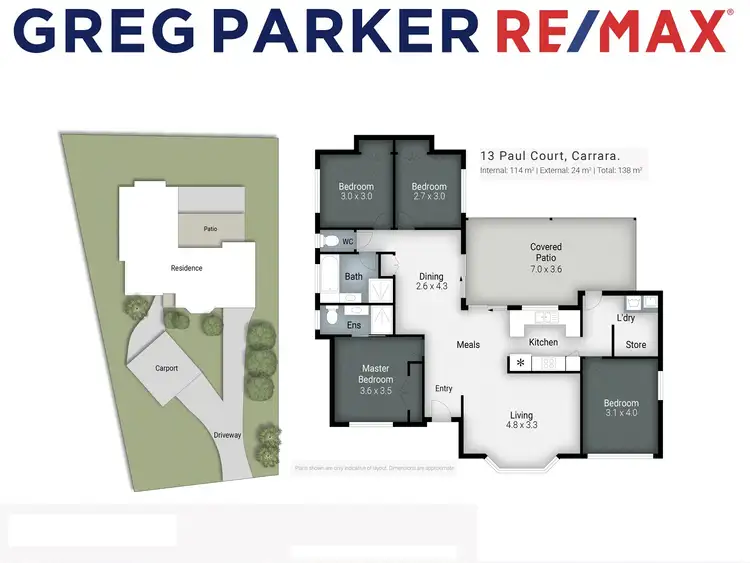 Floorplan of Homely house listing, 13 Paul Court, Carrara QLD 4211