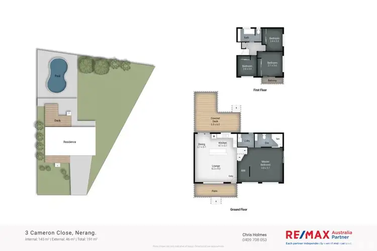 Floorplan of Homely house listing, 3 Cameron Close, Nerang QLD 4211