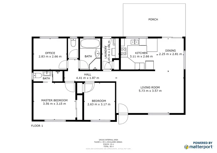 Floorplan of Homely house listing, 96 Cobai Drive, Mudgeeraba QLD 4213