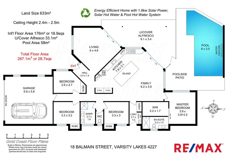 Floorplan of Homely house listing, 18 Balmain St, Varsity Lakes QLD 4227