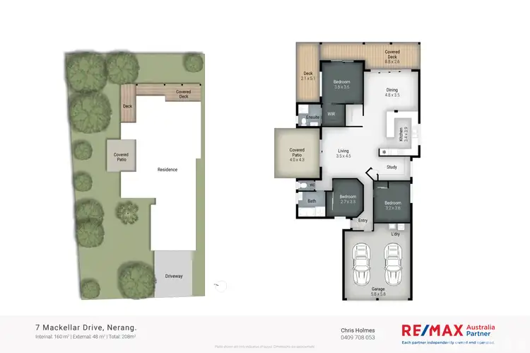 Floorplan of Homely house listing, 7 Mackellar Drive, Nerang QLD 4211