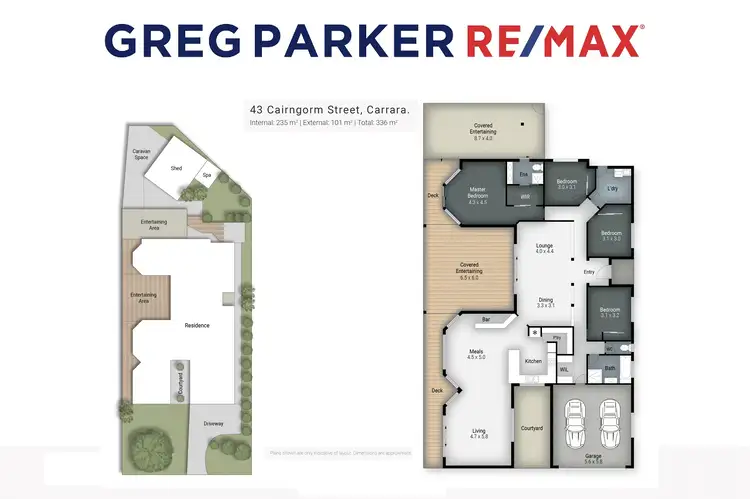 Floorplan of Homely house listing, 43 Cairngorm Street, Carrara QLD 4211