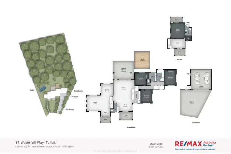 Floorplan of Homely house listing, 17 Waterfall Way, Tallai QLD 4213