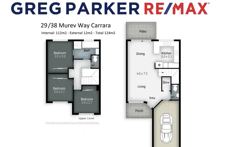 Floorplan of Homely townhouse listing, 29/38 Murev Way, Carrara QLD 4211