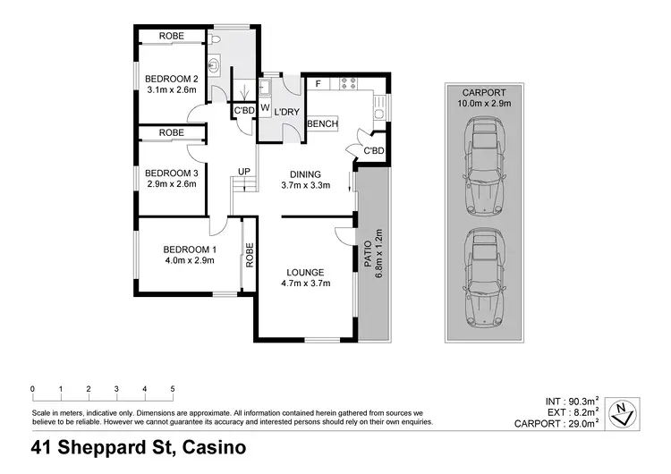 Floorplan of Homely house listing, 41 Sheppard Street, Casino NSW 2470