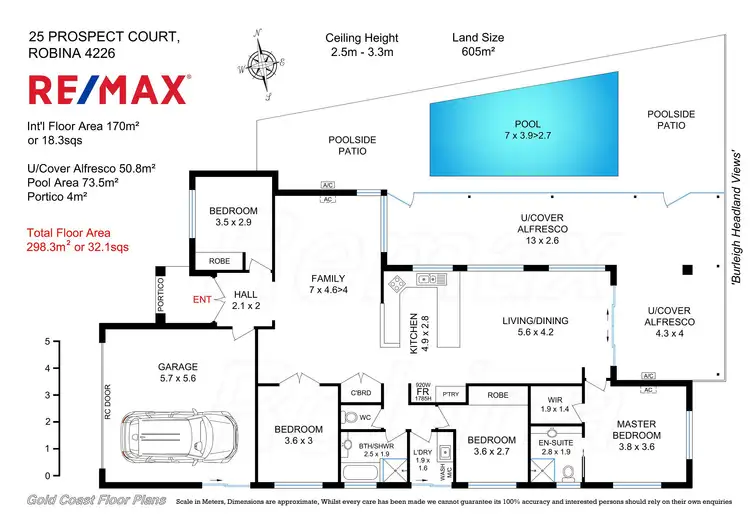 Floorplan of Homely house listing, 25 Prospect Court, Robina QLD 4226