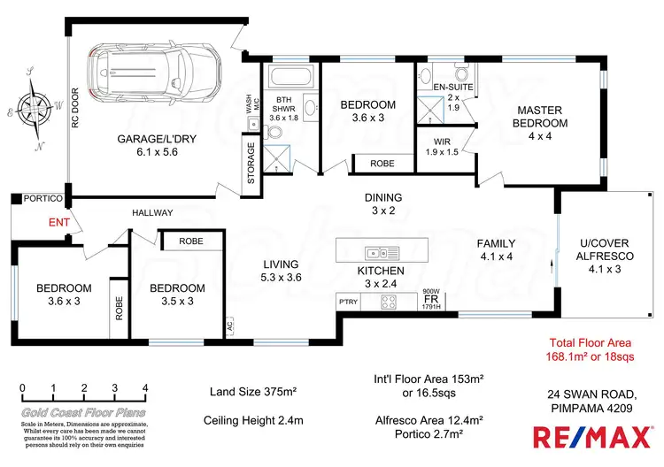 Floorplan of Homely house listing, 24 Swan Road, Pimpama QLD 4209