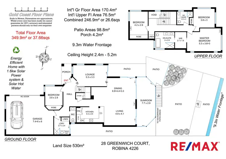 Floorplan of Homely house listing, 28 Greenwich Ct, Robina QLD 4226