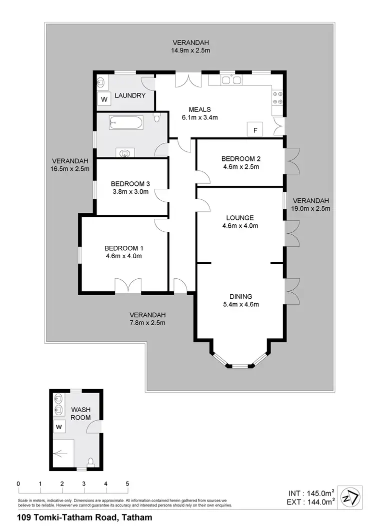 Floorplan of Homely house listing, 190 Tatham-Tomki Road, Tatham NSW 2471