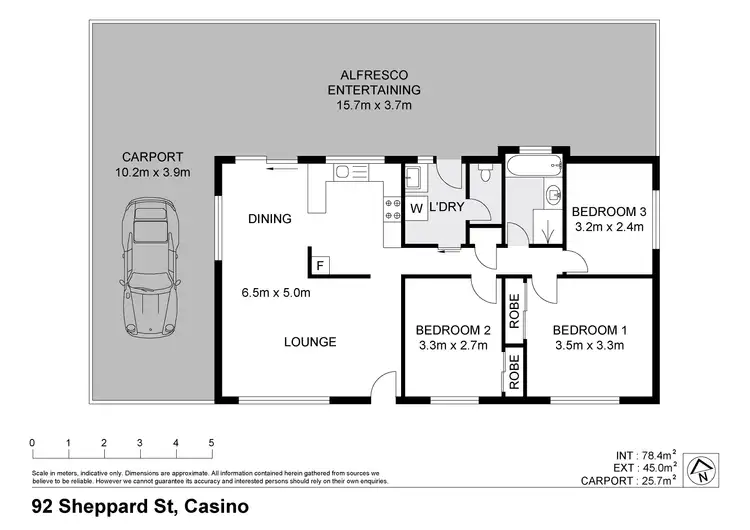 Floorplan of Homely house listing, 92 Sheppard Street, Casino NSW 2470