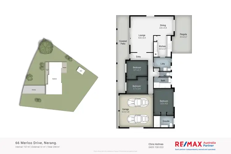 Floorplan of Homely house listing, 66 Merloo Drive, Nerang QLD 4211
