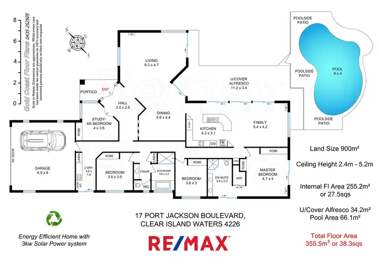 Floorplan of Homely house listing, 17 Port Jackson Blvd, Clear Island Waters QLD 4226