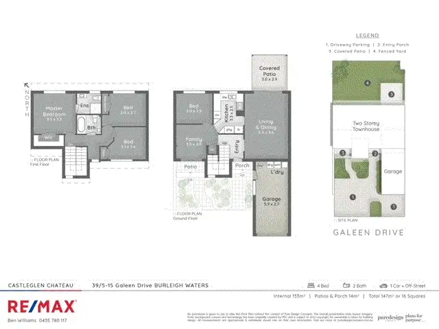 Floorplan of Homely townhouse listing, 39/5-15 Galeen Dve, Burleigh Waters QLD 4220