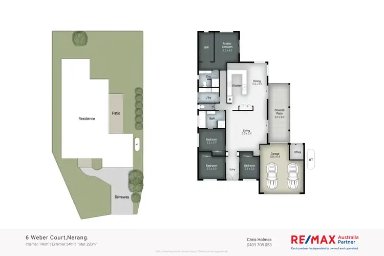 Floorplan of Homely house listing, 6 Weber Court, Nerang QLD 4211