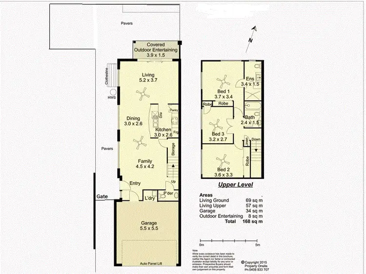 Floorplan of Homely semi-detached listing, 26 Inwood Circuit (106), Merrimac QLD 4226