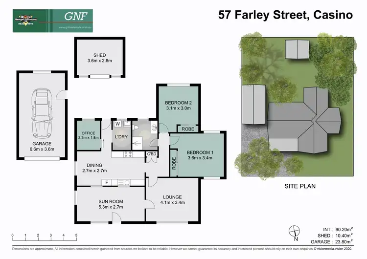 Floorplan of Homely house listing, 57 Farley Street, Casino NSW 2470