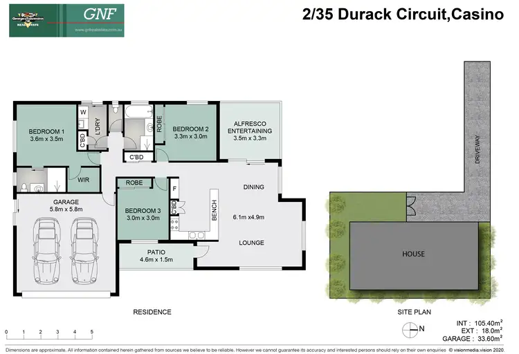 Floorplan of Homely house listing, 2/35 Durack Circuit, Casino NSW 2470