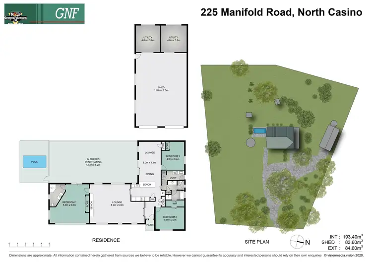 Floorplan of Homely house listing, 225 Manifold Road, North Casino NSW 2470