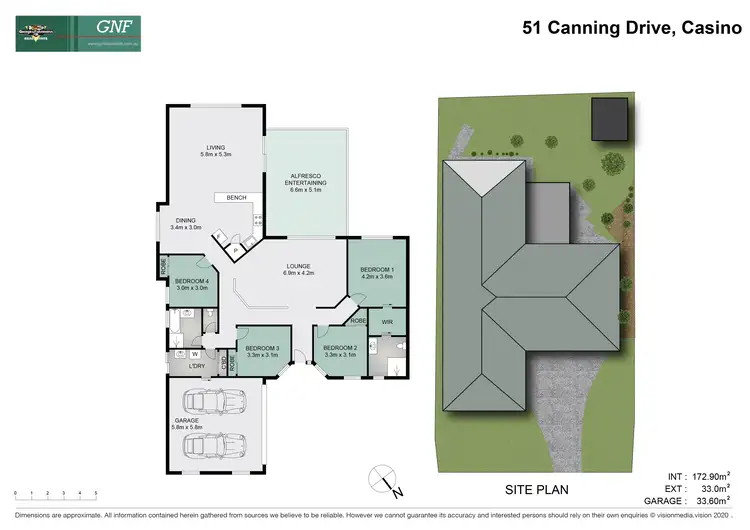 Floorplan of Homely house listing, 51 Canning Drive, Casino NSW 2470