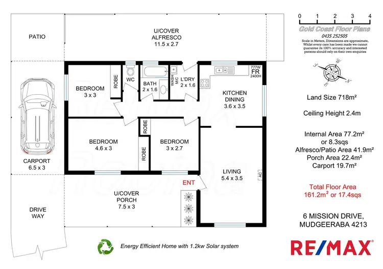 Floorplan of Homely house listing, 6 Mission Drive, Mudgeeraba QLD 4213