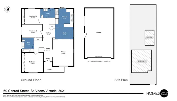 Floorplan of Homely house listing, 69 Conrad Street, St Albans VIC 3021