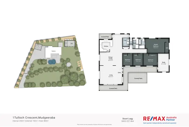 Floorplan of Homely house listing, 1 Tulloch Cres, Mudgeeraba QLD 4213