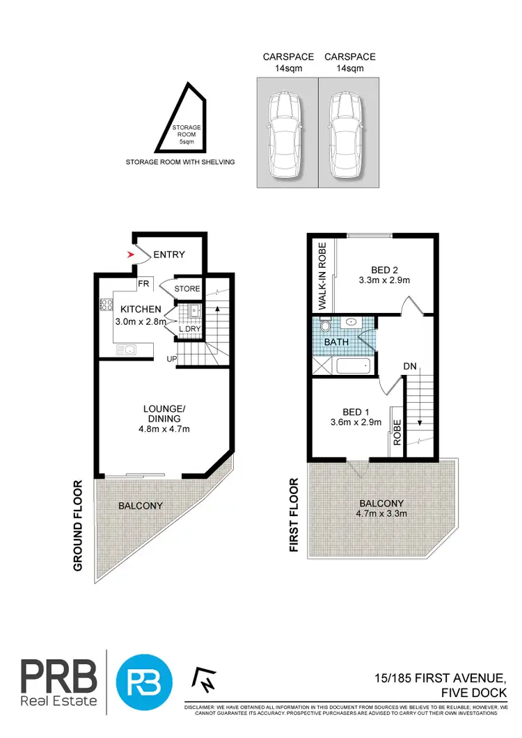 Floorplan of Homely unit listing, 15/185 First Avenue, Five Dock NSW 2046