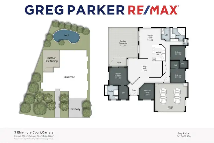 Floorplan of Homely house listing, 3 Elsemore Crt, Carrara QLD 4211