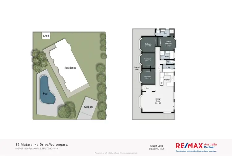 Floorplan of Homely house listing, 12 Mataranka Drive, Worongary QLD 4213