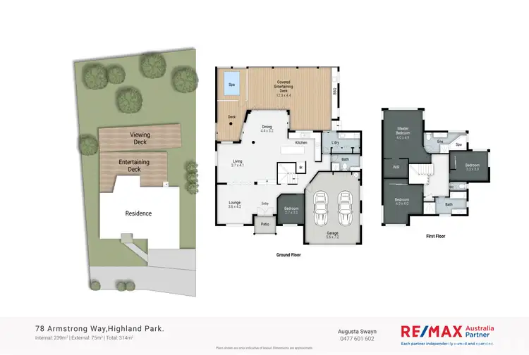 Floorplan of Homely house listing, 78 Armstrong Way, Highland Park QLD 4211