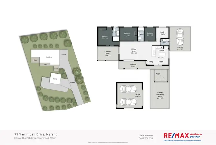 Floorplan of Homely house listing, 71 Yarrimbah Drive, Nerang QLD 4211