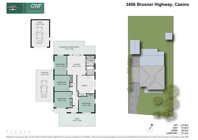 Floorplan of Homely house listing, 3456 Bruxner Highway, Casino NSW 2470