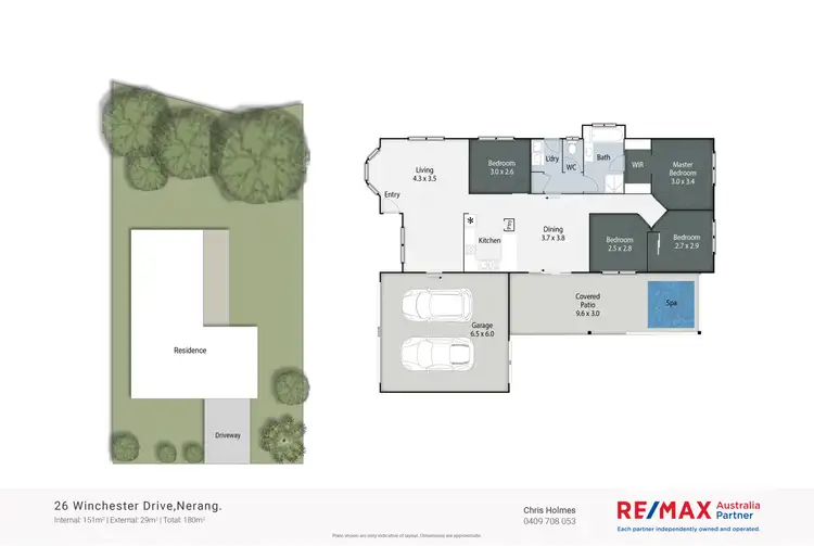 Floorplan of Homely house listing, 26 Winchester Dr, Nerang QLD 4211