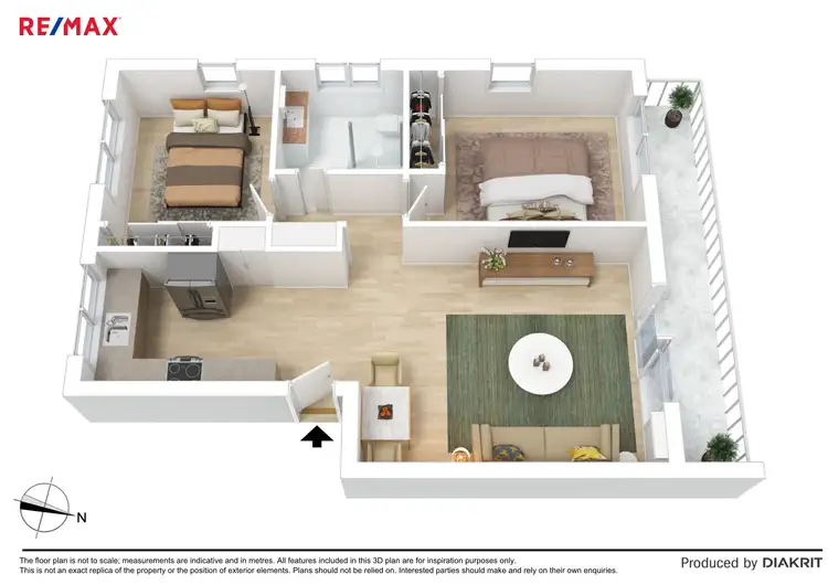 Floorplan of Homely unit listing, 1/29 Loder Street, Biggera Waters QLD 4216