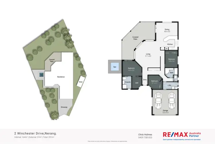 Floorplan of Homely house listing, 2 Winchester Drive, Nerang QLD 4211